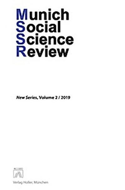 Munich Social Science Review (MSSR), Volume 2