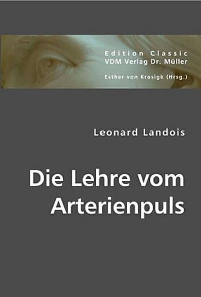 Die Lehre vom Arterienpuls