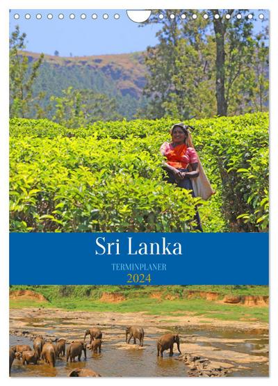Sri Lanka - Terminplaner (Wandkalender 2024 DIN A4 hoch), CALVENDO Monatskalender