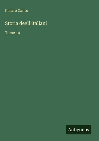 Storia degli italiani