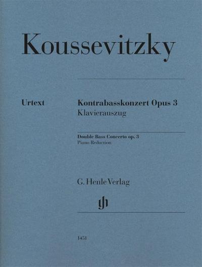 Serge Koussevitzky - Kontrabasskonzert op. 3