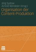 Organisation der Conetent-Produktion