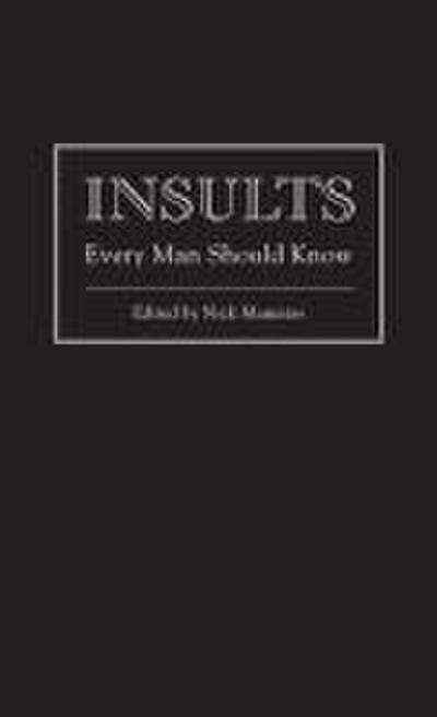 Insults Every Man Should Know
