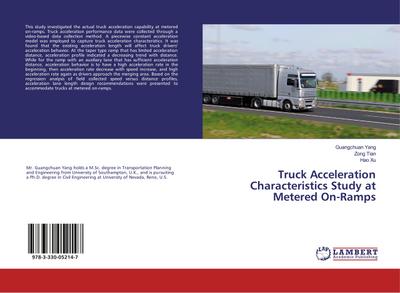 Truck Acceleration Characteristics Study at Metered On-Ramps