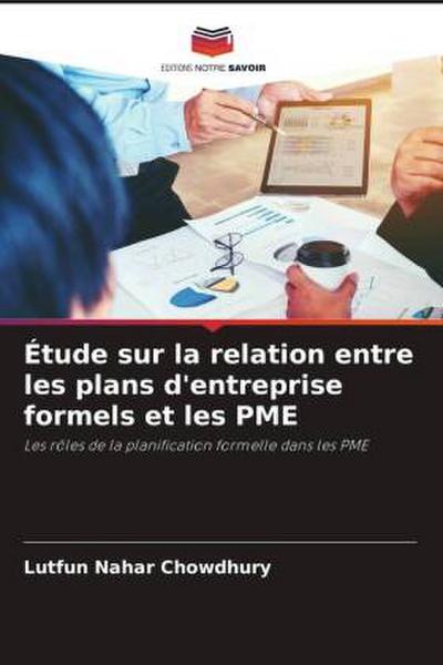 Étude sur la relation entre les plans d’entreprise formels et les PME