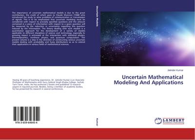 Uncertain Mathematical Modeling And Applications