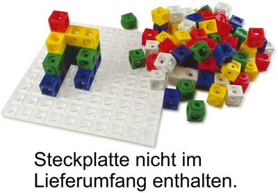Mathematik mit Steckwürfeln, Steckwürfel, allseitig steckbar