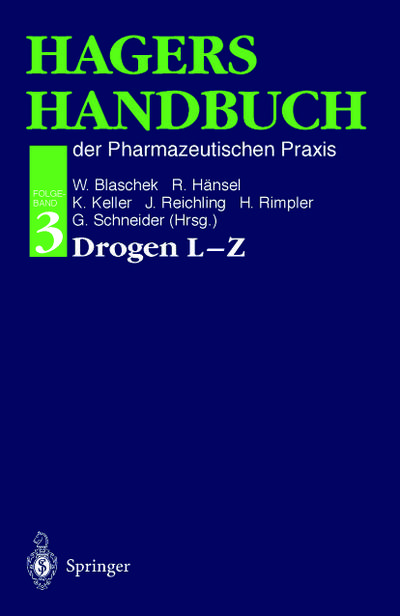 Hagers Handbuch der Pharmazeutischen Praxis