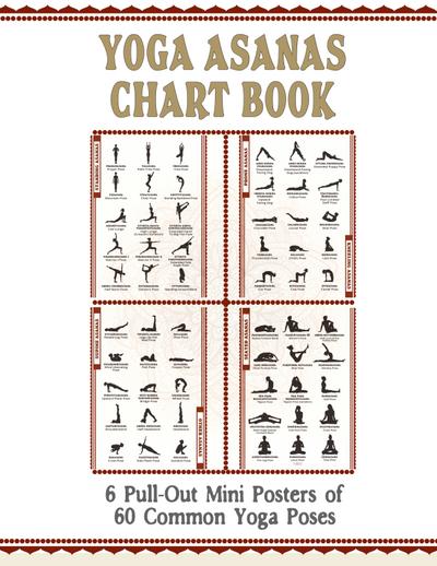 Yoga Asanas Chart Book