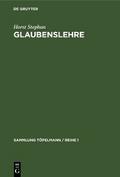 Glaubenslehre
