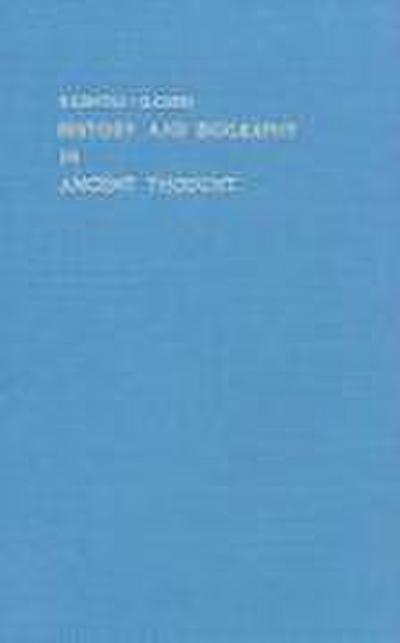 History and Biography in Ancient Thought