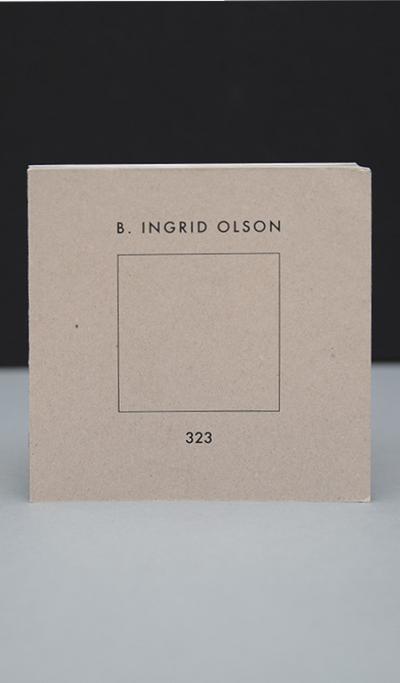 B. INGRID OLSON. 323