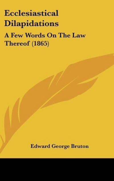 Ecclesiastical Dilapidations