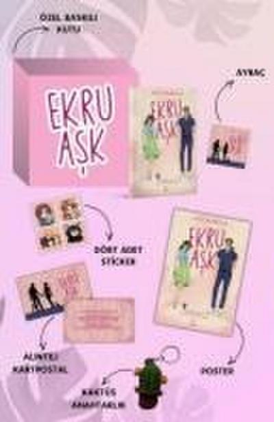 Ekru Ask Özel Kutulu Set