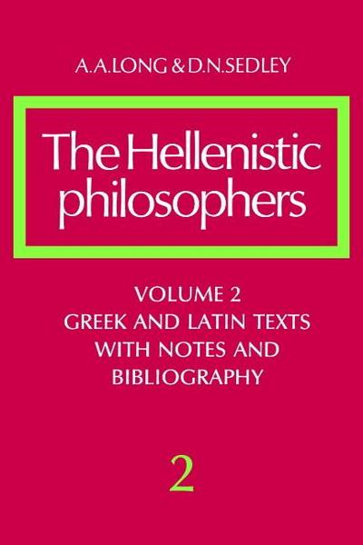 The Hellenistic Philosophers