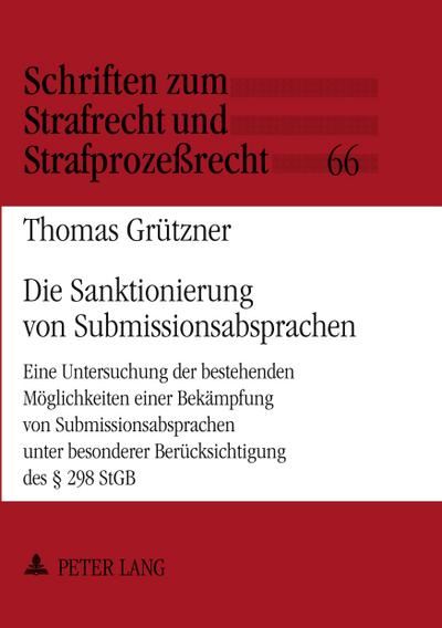 Die Sanktionierung von Submissionsabsprachen