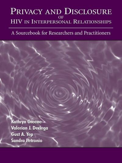 Privacy and Disclosure of Hiv in interpersonal Relationships