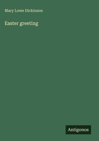 Easter greeting