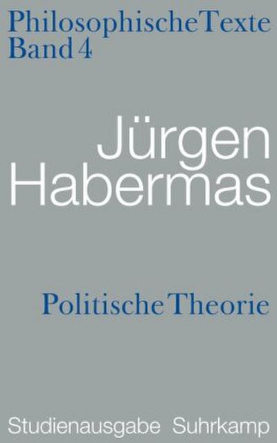 Philosophische Texte, Studienausgabe, 5 Bde. Politische Theorie