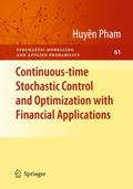 Continuous-time Stochastic Control and Optimisatio