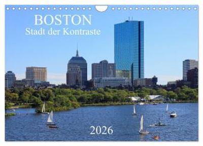 Boston - Stadt der Kontraste (Wandkalender 2026 DIN A4 quer), CALVENDO Monatskalender