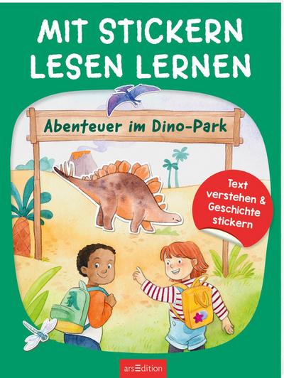 Mit Stickern Lesen lernen - Abenteuer im Dino-Park