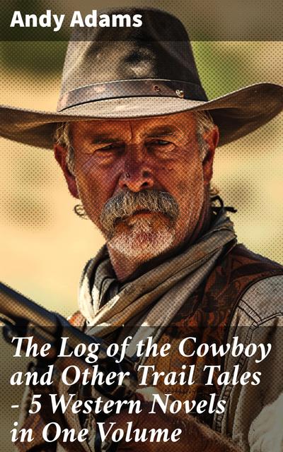 The Log of the Cowboy and Other Trail Tales – 5 Western Novels in One Volume