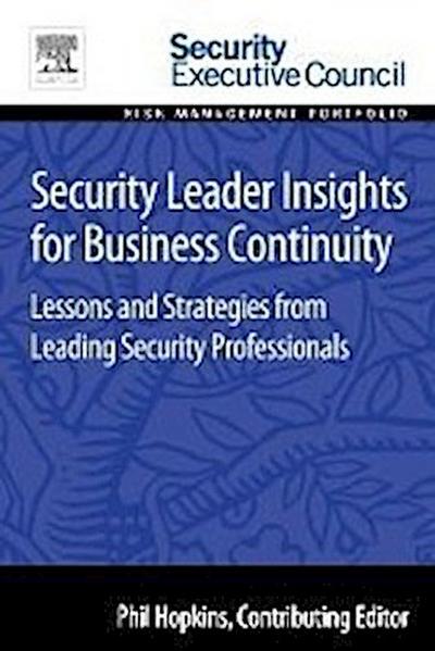 Security Leader Insights for Business Continuity