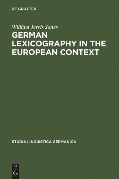 German Lexicography in the European Context