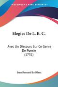 Elegies De L. B. C.