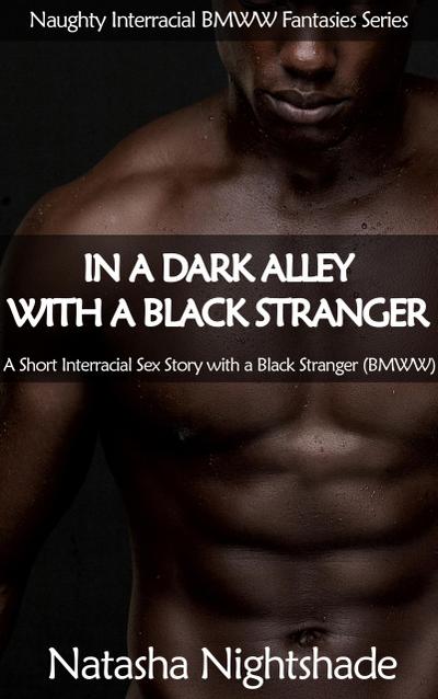 In a Dark Alley with a Black Stranger: A Short Interracial Sex Story with a Black Stranger (Naughty Interracial Fantasies with Black Men and White Women, #1)