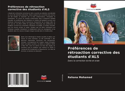Préférences de rétroaction corrective des étudiants d’ALS