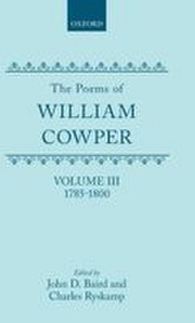 The Poems of William Cowper