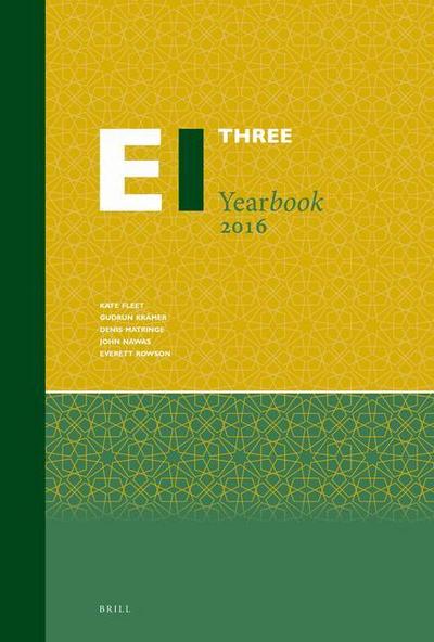 Encyclopaedia of Islam Three Yearbook 2016