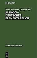 Althochdeutsches Elementarbuch