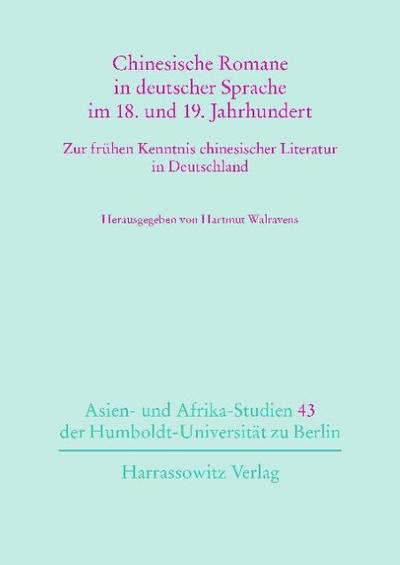 Chinesische Romane in deutscher Sprache im 18.und 19.Jahrhundert
