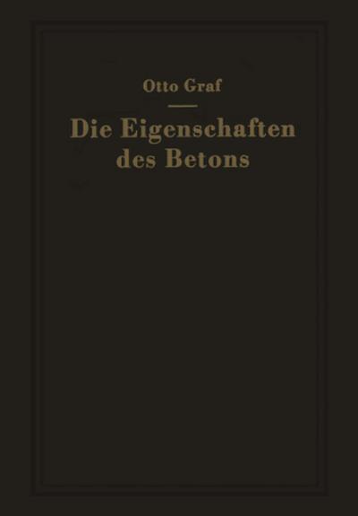Die Eigenschaften des Betons