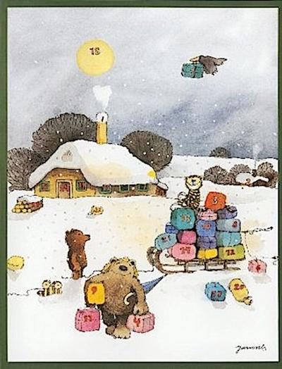 Janoschs Adventskalender "Schlittenfahrt"