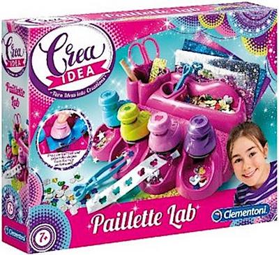 Clementoni 15279 Crea Idea-Pailetten-Labor, Bastelset für Kinder ab 8 Jahren, Mehrfarben