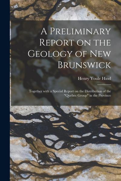 A Preliminary Report on the Geology of New Brunswick [microform]: Together With a Special Report on the Distribution of the "Quebec Group" in the Prov