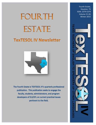 The Fourth Estate, Winter 2015 Vol 31, Issue 4