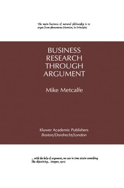Business Research Through Argument