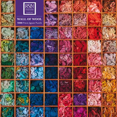Adult Jigsaw Puzzle: Royal School of Needlework: Wall of Wool