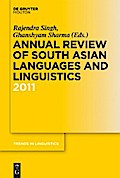 Annual Review of South Asian Languages and Linguistics