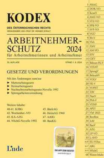 KODEX Arbeitnehmerschutz 2024