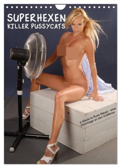 SUPERHEXEN - Killer Pussycats (Wandkalender 2026 DIN A4 hoch), CALVENDO Monatskalender