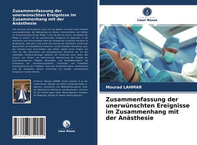 Zusammenfassung der unerwünschten Ereignisse im Zusammenhang mit der Anästhesie