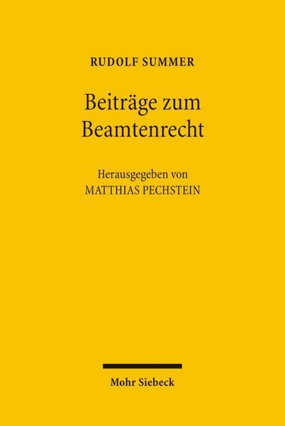 Beiträge zum Beamtenrecht