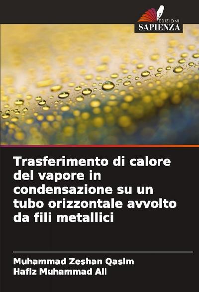 Trasferimento di calore del vapore in condensazione su un tubo orizzontale avvolto da fili metallici