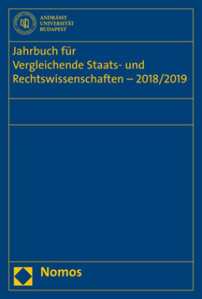 Jahrbuch für Vergleichende Staats- und Rechtswissenschaften 2018/2019